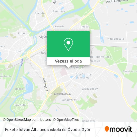 Fekete István Általános iskola és Óvoda térkép