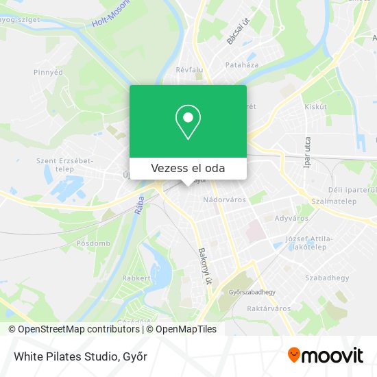 White Pilates Studio térkép