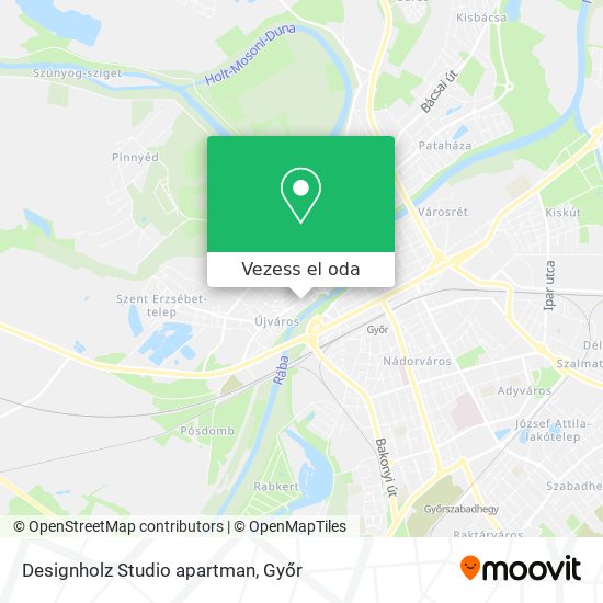 Designholz Studio apartman térkép
