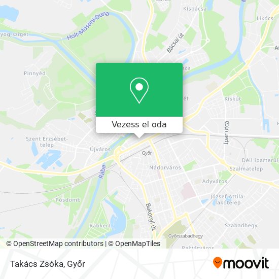 Takács Zsóka térkép