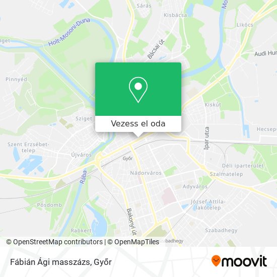 Fábián Ági masszázs térkép