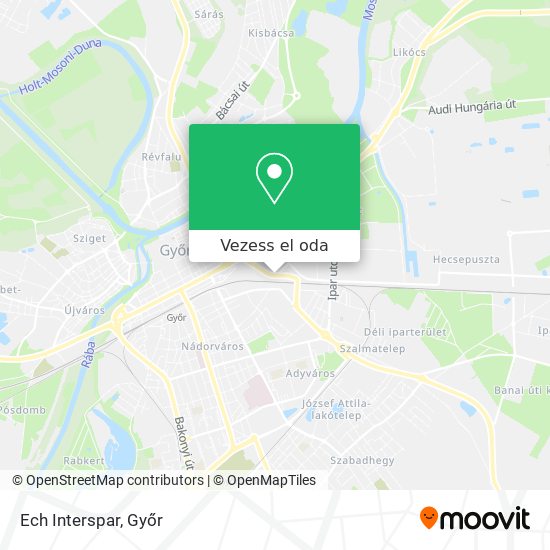 Ech Interspar térkép