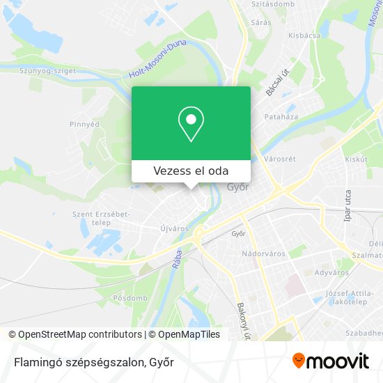 Flamingó szépségszalon térkép