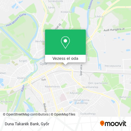 Duna Takarék Bank térkép