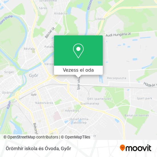 Örömhír iskola és Óvoda térkép