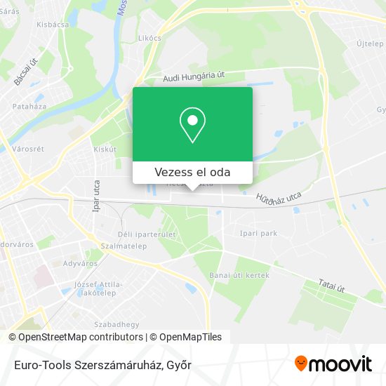 Euro-Tools Szerszámáruház térkép