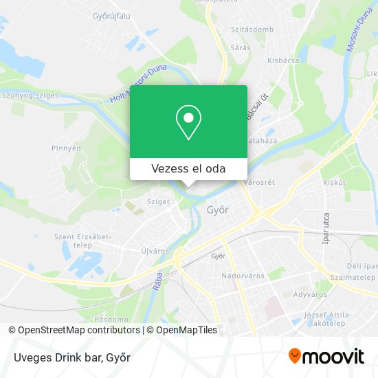 Uveges Drink bar térkép
