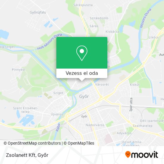 Zsolanett Kft térkép