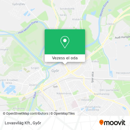 Lovasvilág Kft. térkép