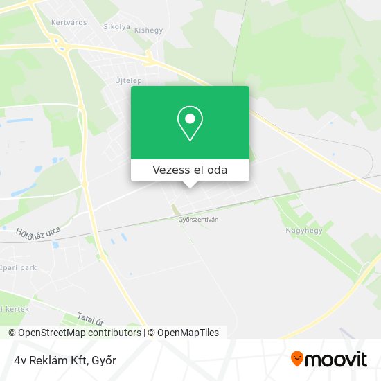 4v Reklám Kft térkép