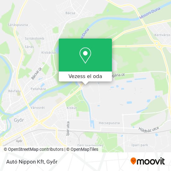 Autó Nippon Kft térkép