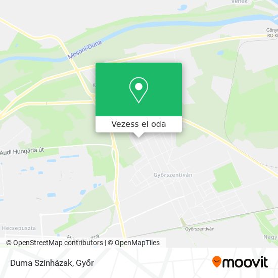 Duma Színházak térkép