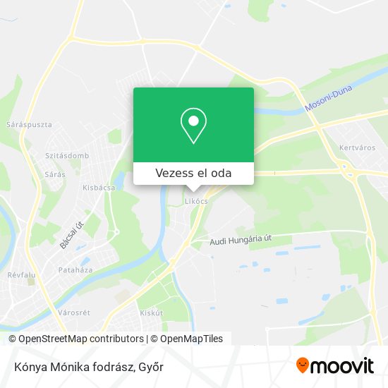 Kónya Mónika fodrász térkép