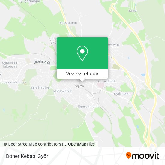 Döner Kebab térkép