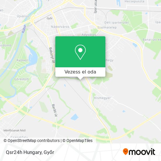Qsr24h Hungary térkép