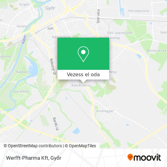 Werfft-Pharma Kft térkép