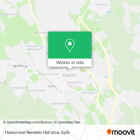 Haziorvosi Rendelo Hid utca térkép