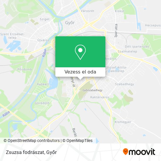 Zsuzsa fodrászat térkép