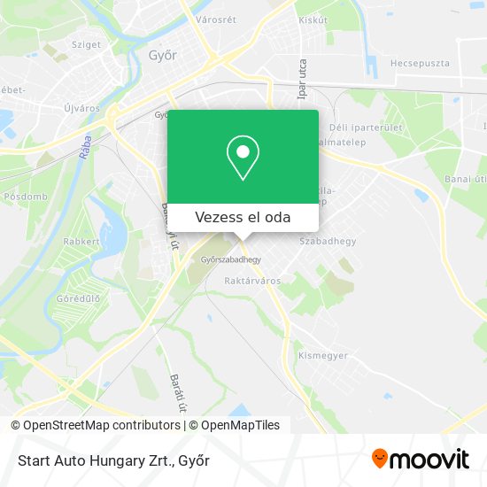 Start Auto Hungary Zrt. térkép