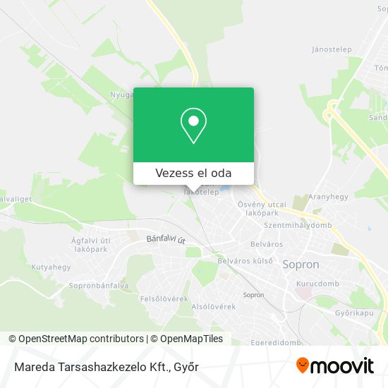 Mareda Tarsashazkezelo Kft. térkép