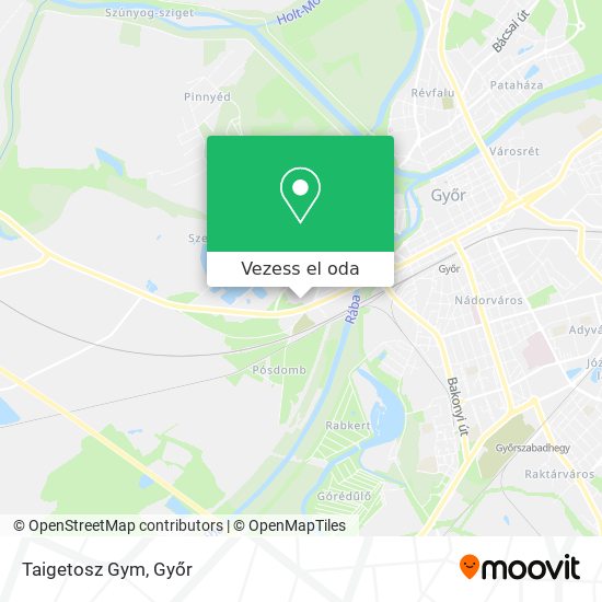 Taigetosz Gym térkép