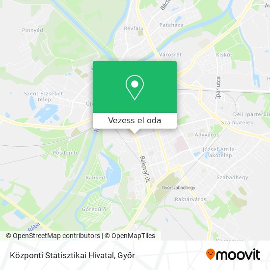 Központi Statisztikai Hivatal térkép