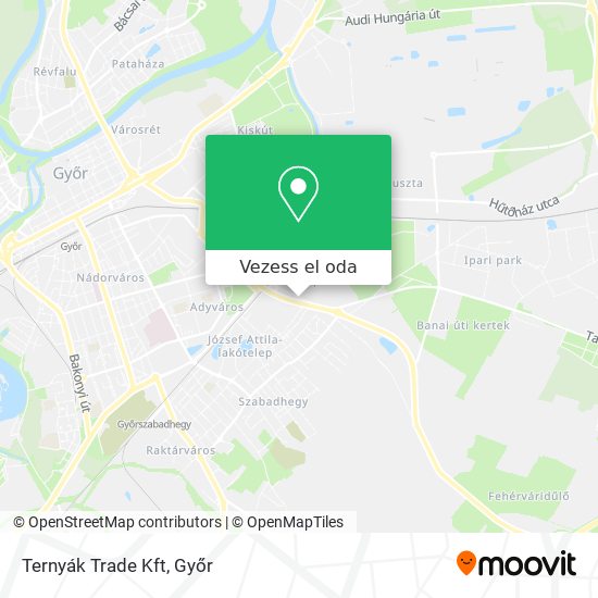 Ternyák Trade Kft térkép