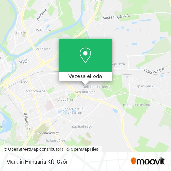 Marklin Hungária Kft térkép
