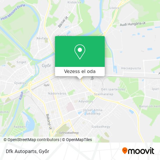 Dfk Autoparts térkép