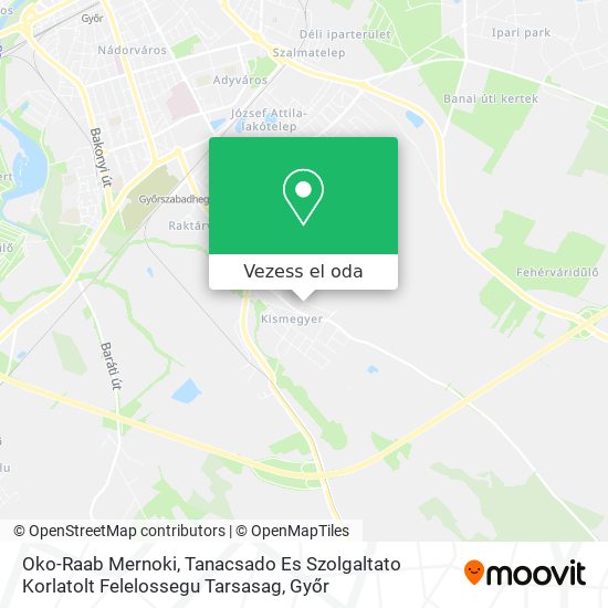 Oko-Raab Mernoki, Tanacsado Es Szolgaltato Korlatolt Felelossegu Tarsasag térkép