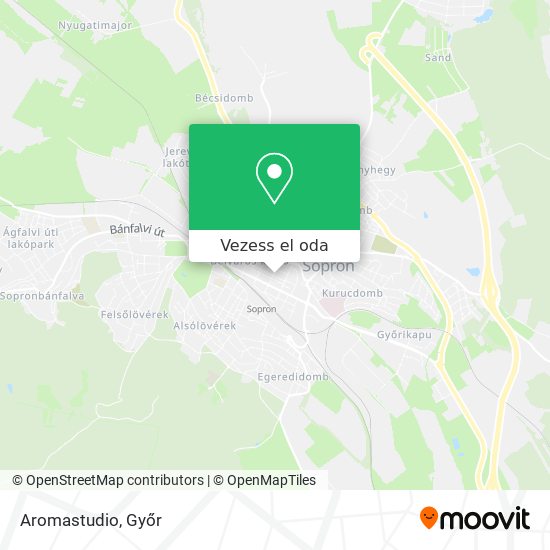 Aromastudio térkép