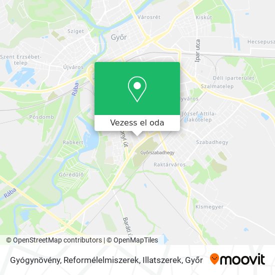 Gyógynövény, Reformélelmiszerek, Illatszerek térkép