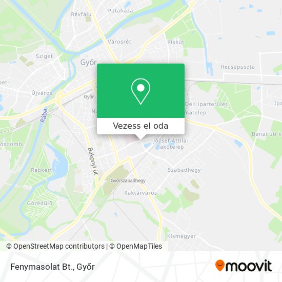 Fenymasolat Bt. térkép
