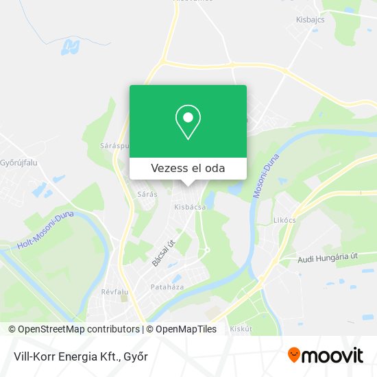 Vill-Korr Energia Kft. térkép