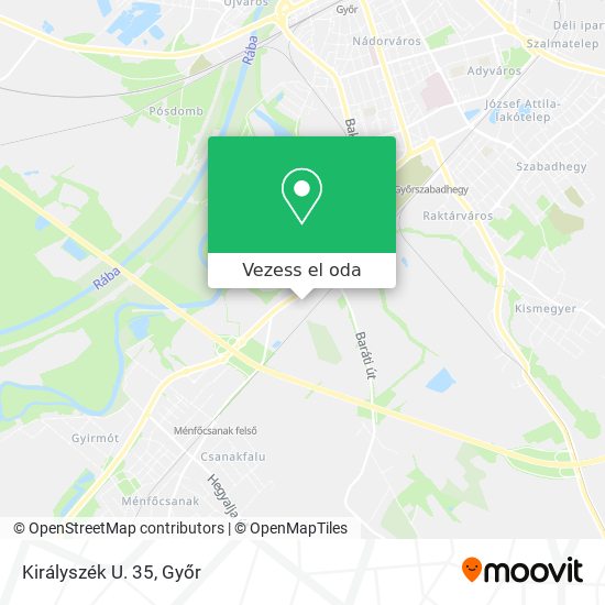 Királyszék U. 35 térkép