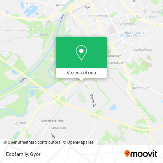 Ecofamily térkép