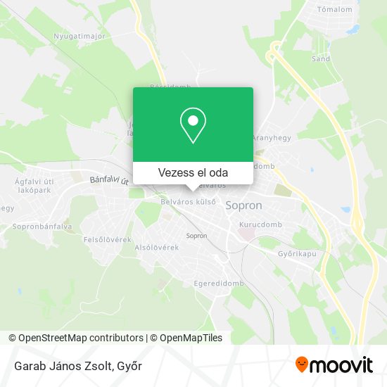 Garab János Zsolt térkép
