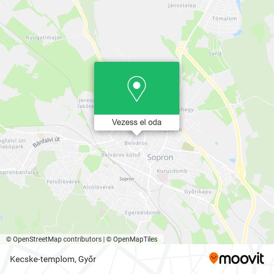 Kecske-templom térkép