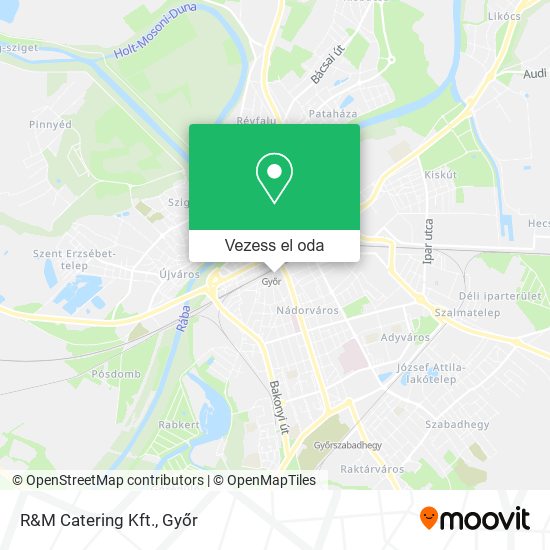 R&M Catering Kft. térkép