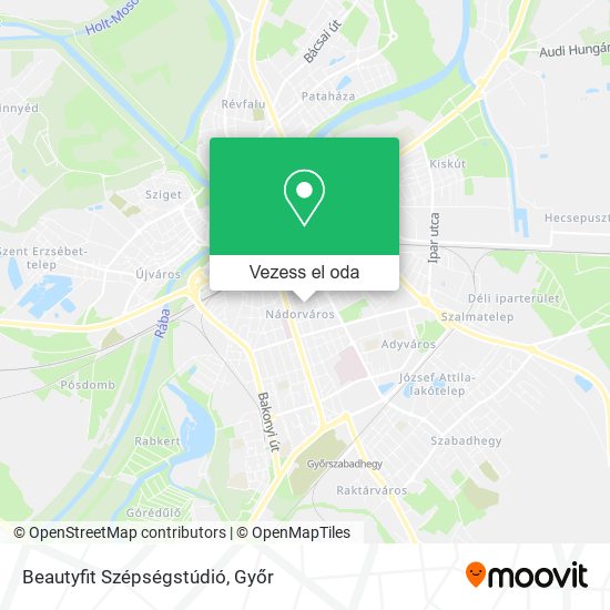 Beautyfit Szépségstúdió térkép