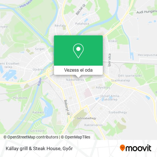 Kállay grill & Steak House térkép