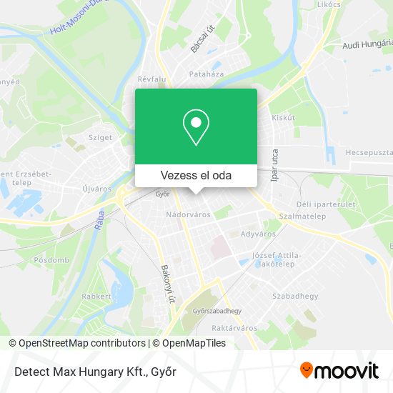 Detect Max Hungary Kft. térkép