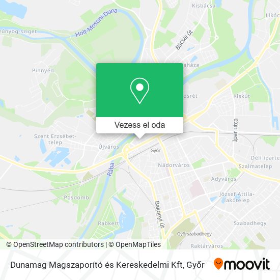 Dunamag Magszaporító és Kereskedelmi Kft térkép