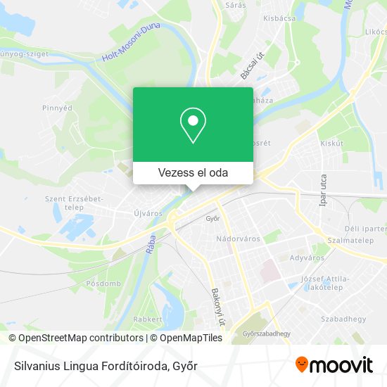 Silvanius Lingua Fordítóiroda térkép