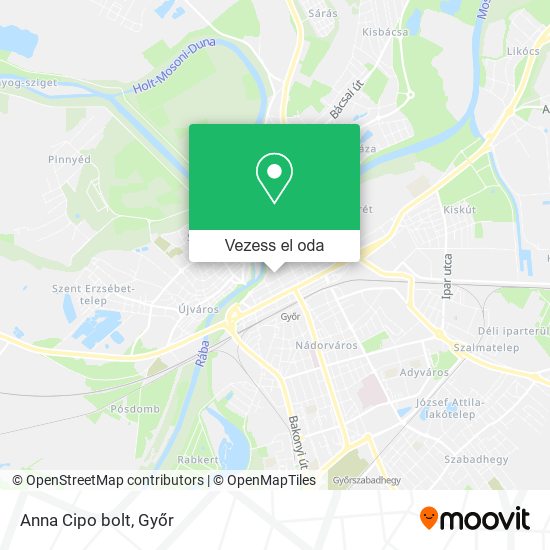 Anna Cipo bolt térkép