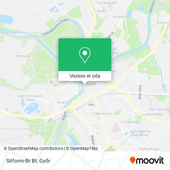 Sitform-Br Bt térkép