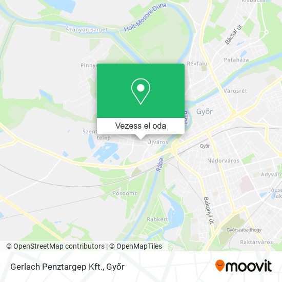 Gerlach Penztargep Kft. térkép