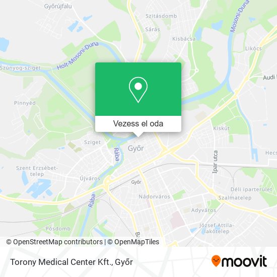 Torony Medical Center Kft. térkép