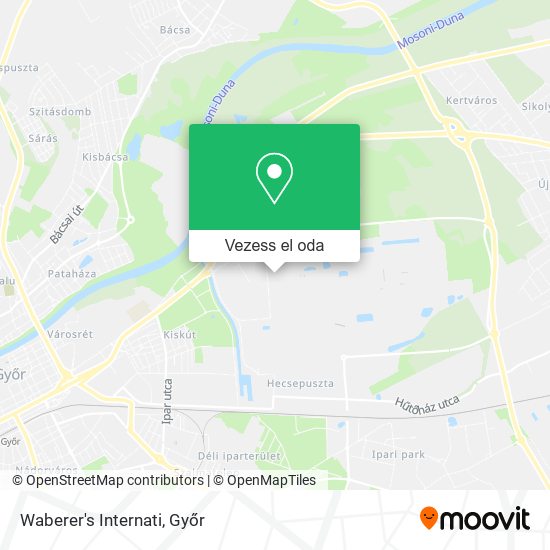 Waberer's Internati térkép