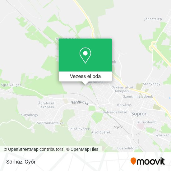 Sörház térkép